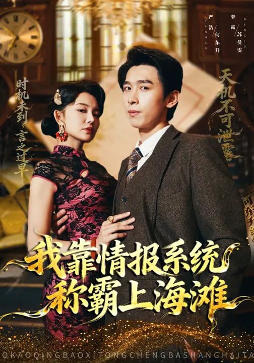 我靠情报系统称霸上海滩 高清封面