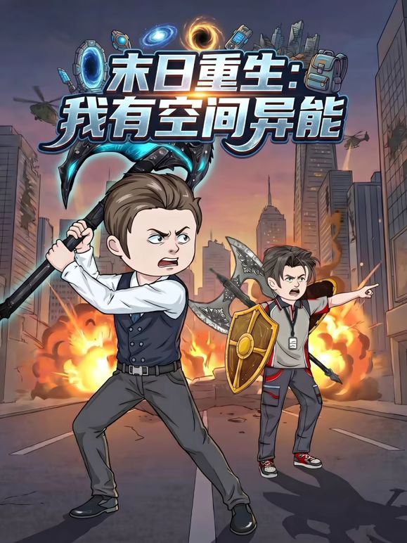 末日重生，我有空间异能 高清封面